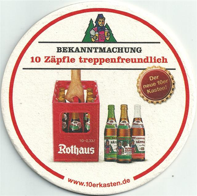 grafenhausen wt-bw rothaus bekannt 2b (rund215-10 zäpfle)